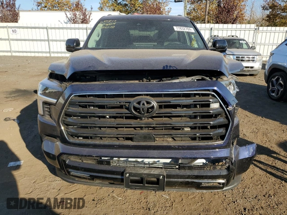 2024 Toyota Sequoia SR5 with VIN 7SVAAABA5RX034278, listed as a Copart auction lot 77832784 with 0 mi miles and Salvage Title. Bid and sale history available at carsss.com. Image 5.