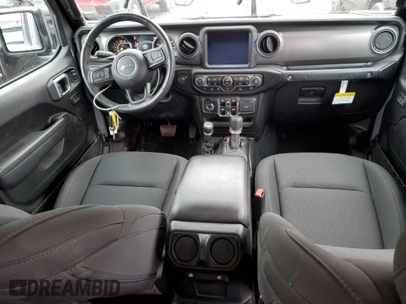 2023 Jeep Wrangler Willys with VIN 1C4HJXDGXPW545601, listed as a Copart auction lot 50020905 with 19,115 mi miles and Salvage title. Bid and sale history available at DreamBid. Image 8.