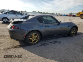 2017 Mazda MX-5 Miata Club with VIN JM1NDAL78H0109701, listed as a Copart auction lot 61522595 with 100,825 mi miles and Salvage title. Bid and sale history available at DreamBid. Image 3.