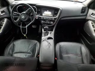 2014 Kia Optima SXL Turbo with VIN 5XXGR4A61EG335840, listed as a Copart auction lot 44946495 with 138,411 mi miles and Salvage Title. Bid and sale history available at DreamBid. Image 8.