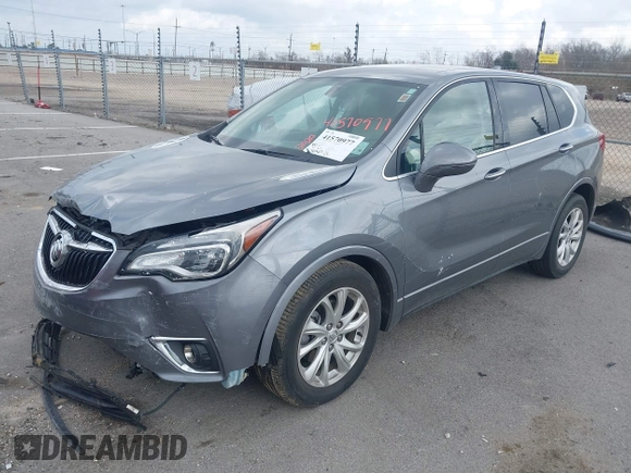 2020 Buick Envision Preferred with VIN LRBFXBSA4LD085332, listed as a IAAI auction lot 41570977 with 34,907 mi miles and . Bid and sale history available at carsss.com. Image 15.
