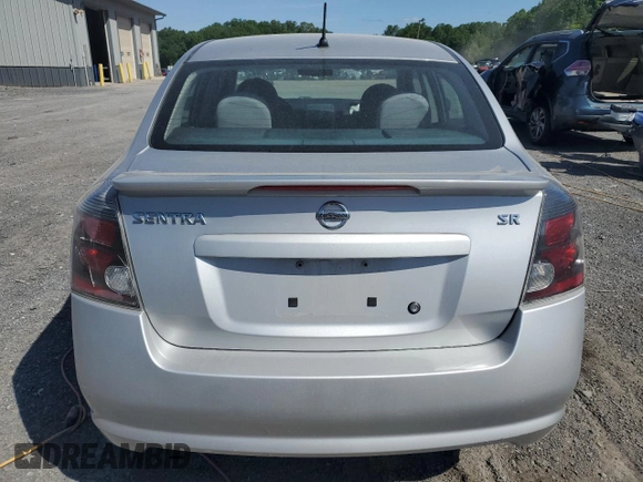 2012 Nissan Sentra SR with VIN 3N1AB6AP3CL622096, listed as a Copart auction lot 57692185 with 42,723 mi miles and Salvage title. Bid and sale history available at DreamBid. Image 6.