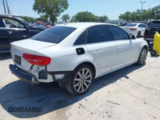 2014 Audi A4 Premium z VIN WAUAFAFL7EN040237, wystawiony jako IAAI lot #41980907 z przebiegiem 148 258 mil mil oraz . Historia ofert i sprzedaży dostępna na DreamBid. Obrazek 4.