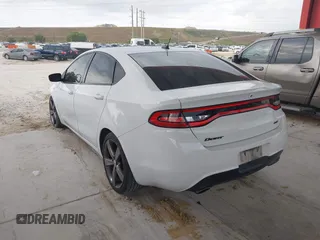 2015 Dodge Dart GT with VIN 1C3CDFEB9FD369301, listed as a IAAI auction lot 42051605 with 134,976 mi miles. Bid and sale history available at carsss.com. Image 3.