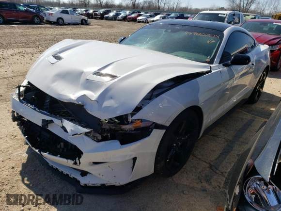 2021 Ford Mustang EcoBoost with VIN 1FA6P8TH0M5102256, listed as a Copart auction lot 44782253 with 20,604 mi miles and . Bid and sale history available at DreamBid. Image 1.