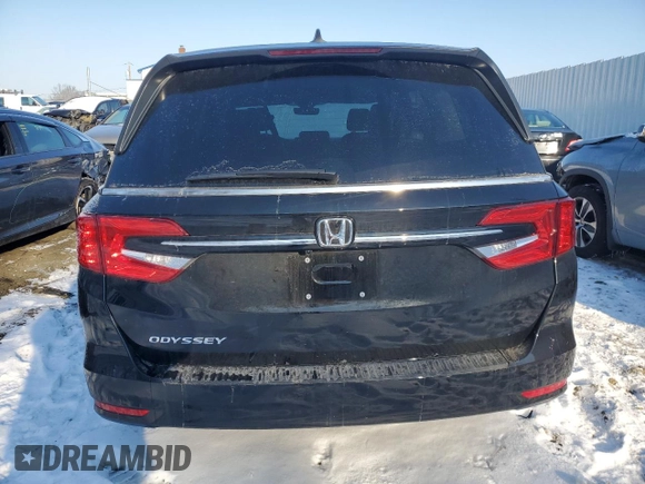 2024 Honda Odyssey EX-L с VIN 5FNRL6H66RB074824, выставлен на аукционе Copart как лот 89357205 с пробегом 4 807 миль миль и Списание • Salvage title. История ставок и продаж доступна на DreamBid. Изображение 6.