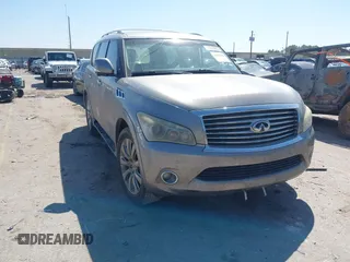 2012 Infiniti QX56 7-passenger z VIN JN8AZ2NEXC9017368, wystawiony jako IAAI lot #41822475 z przebiegiem 170 135 mil mil oraz . Historia ofert i sprzedaży dostępna na DreamBid. Obrazek 1.
