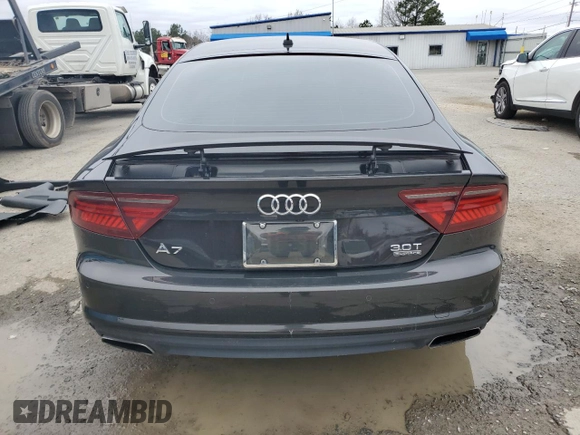 2016 Audi A7 Prestige with VIN WAU2GAFC5GN024767, listed as a Copart auction lot 46149245 with 149,755 mi miles and Salvage title. Bid and sale history available at DreamBid. Image 6.