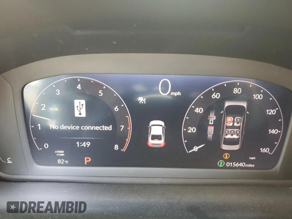 2024 Honda Accord EX с VIN 1HGCY1F36RA079454, выставлен на аукционе Copart как лот 55356185 с пробегом 15 640 миль миль и Списание • Salvage title. История ставок и продаж доступна на DreamBid. Изображение 9.