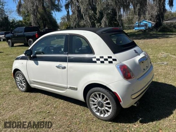 2012 FIAT 500 Gucci with VIN 3C3CFFER4CT347767, listed as a Copart auction lot 48537655 with 78,009 mi miles and Clean Title. Bid and sale history available at carsss.com. Image 3.