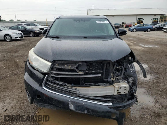 2016 Toyota Highlander Hybrid Limited with VIN 5TDDCRFH1GS013874, listed as a Copart auction lot 61328084 with 93,891 mi miles and Salvage Title. Bid and sale history available at carsss.com. Image 5.