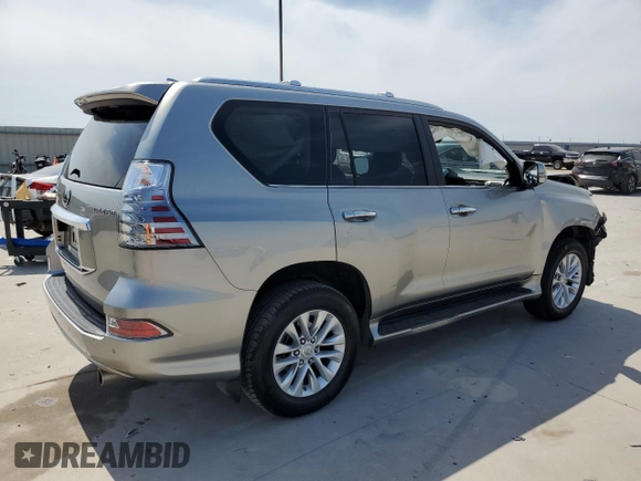 2023 Lexus GX with VIN JTJAM7BX1P5356785, listed as a Copart auction lot 53497765 with 0 mi miles and Salvage Title. Bid and sale history available at carsss.com. Image 3.