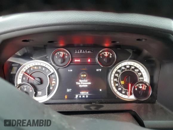 2018 Ram 1500 Big Horn with VIN 3C6RR7LT8JG123416, listed as a Copart auction lot 49447185 with 145,614 mi miles and Salvage title. Bid and sale history available at DreamBid. Image 9.