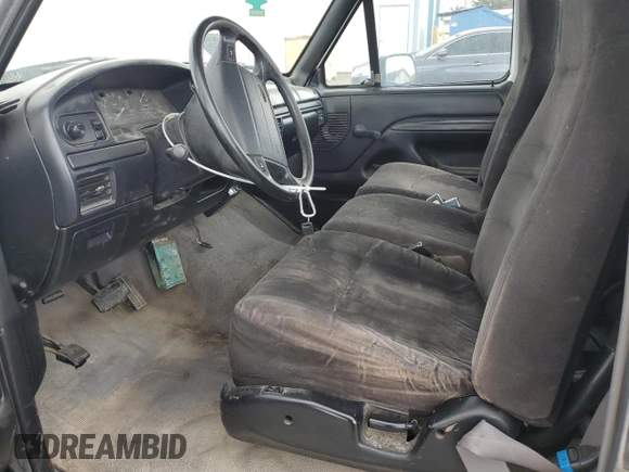 1995 Ford F-150 with VIN 2FTEF15N0SCA33333, listed as a Copart auction lot 49594735 with 186,762 mi miles and Salvage Title. Bid and sale history available at carsss.com. Image 7.