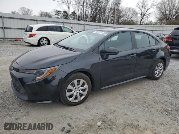 2022 Toyota Corolla LE with VIN 5YFEPMAE2NP352710, listed as a Copart auction lot 47871015 with 72,285 mi miles and Salvage Title. Bid and sale history available at carsss.com. Image 1.