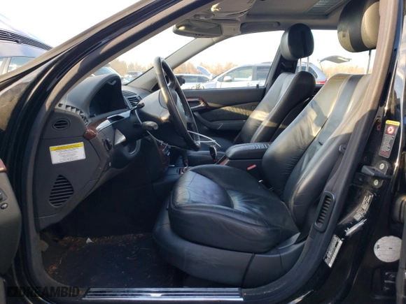 2005 Mercedes-Benz S-Class 5.0L with VIN WDBNG84JX5A449138, listed as a Copart auction lot 83315114 with 0 mi miles and Salvage Title. Bid and sale history available at carsss.com. Image 7.