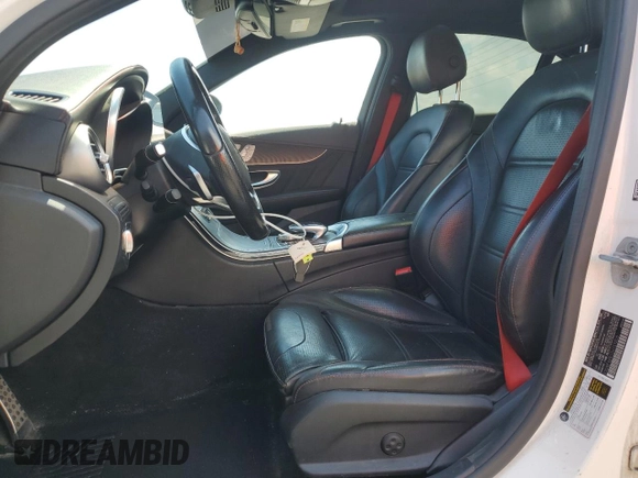 2016 Mercedes-Benz C 450 AMG with VIN 55SWF6EB1GU123208, listed as a Copart auction lot 50345425 with 117,561 mi miles and Salvage Title. Bid and sale history available at carsss.com. Image 7.