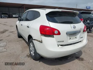 2012 Nissan Rogue S with VIN JN8AS5MTXCW289670, listed as a IAAI auction lot 41973063 with 182,715 mi miles. Bid and sale history available at carsss.com. Image 3.