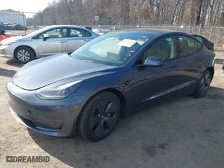 2023 Tesla Model 3 with VIN 5YJ3E1EA7PF641292, listed as a IAAI auction lot 41750420 with 111,370 mi miles. Bid and sale history available at carsss.com. Image 2.