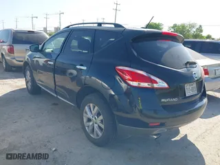 2014 Nissan Murano SL with VIN JN8AZ1MW8EW526383, listed as a IAAI auction lot 42004905 with 107,563 mi miles. Bid and sale history available at carsss.com. Image 3.