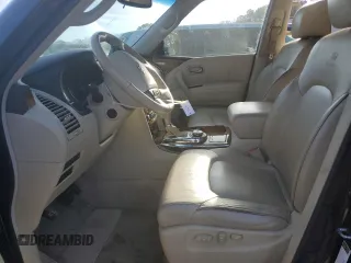 2012 Infiniti QX56 8-passenger with VIN JN8AZ2NC5C9317964, listed as a Copart auction lot 81975304 with 163,819 mi miles and Salvage Title. Bid and sale history available at carsss.com. Image 7.