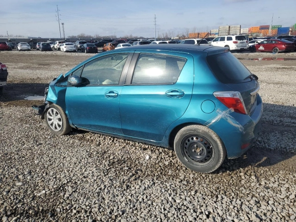 2014 Toyota Yaris L with VIN JTDKTUD36ED584531, listed as a Copart auction lot 44507405 with 122,086 mi miles and Salvage Title. Bid and sale history available at carsss.com. Image 2.