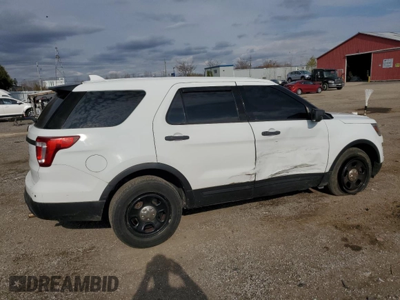 2016 Ford Utility Police Interceptor with VIN 1FM5K8AR2GGA39214, listed as a Copart auction lot 78674334 with 243,850 mi miles and Salvage Title. Bid and sale history available at carsss.com. Image 3.