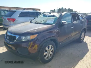 2012 Kia Sorento LX with VIN 5XYKTDA22CG267971, listed as a IAAI auction lot 41628962 with 170,195 mi miles. Bid and sale history available at carsss.com. Image 2.