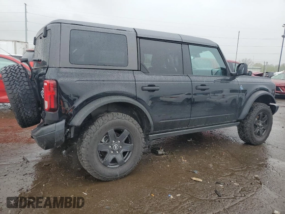 2023 Ford Bronco with VIN 1FMEE5BP5PLB05040, listed as a Copart auction lot 55619375 with 25,856 mi miles and Salvage title. Bid and sale history available at DreamBid. Image 3.