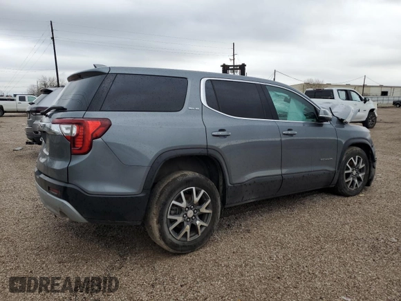 2020 GMC Acadia SLE z VIN 1GKKNKLA1LZ167028, wystawiony jako Copart lot #42650345 z przebiegiem Nie podano mil oraz Czysty tytuł • Clean title. Historia ofert i sprzedaży dostępna na DreamBid. Obrazek 3.