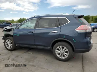 2015 Nissan Rogue SV z VIN KNMAT2MV5FP587180, wystawiony jako Copart lot #60334455 z przebiegiem 64 267 mil mil oraz Szkoda całkowita • Salvage title. Historia ofert i sprzedaży dostępna na DreamBid. Obrazek 2.