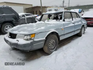1991 Saab 900 z VIN YS3AK45E3M7000204, wystawiony jako Copart lot #43569965 z przebiegiem 344 784 mil mil oraz Szkoda całkowita • Salvage title. Historia ofert i sprzedaży dostępna na DreamBid. Obrazek 1.