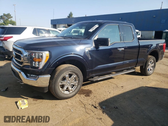 2021 Ford F-150 XL with VIN 1FTFX1E88MKD05444, listed as a Copart auction lot 71669704 with 35,779 mi miles and Salvage title. Bid and sale history available at DreamBid. Image 1.