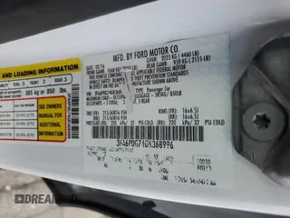 2016 Ford Fusion S z VIN 3FA6P0G74GR368996, wystawiony jako Copart lot #53351585 z przebiegiem 104 089 mil mil oraz Nie do naprawy • Non repairable. Historia ofert i sprzedaży dostępna na DreamBid. Obrazek 14.