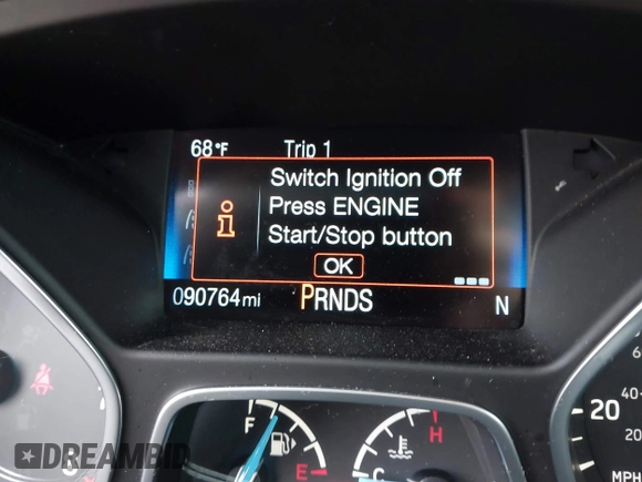 2018 Ford Focus Titanium with VIN 1FADP3J29JL232911, listed as a IAAI auction lot 41524078 with 90,764 mi miles and . Bid and sale history available at DreamBid. Image 15.
