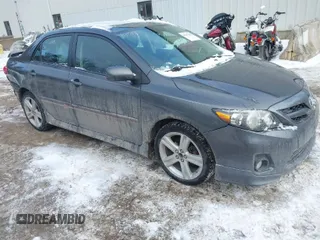 2013 Toyota Corolla L with VIN 2T1BU4EE7DC969248, listed as a IAAI auction lot 41315151 with 124,889 mi miles. Bid and sale history available at carsss.com. Image 1.