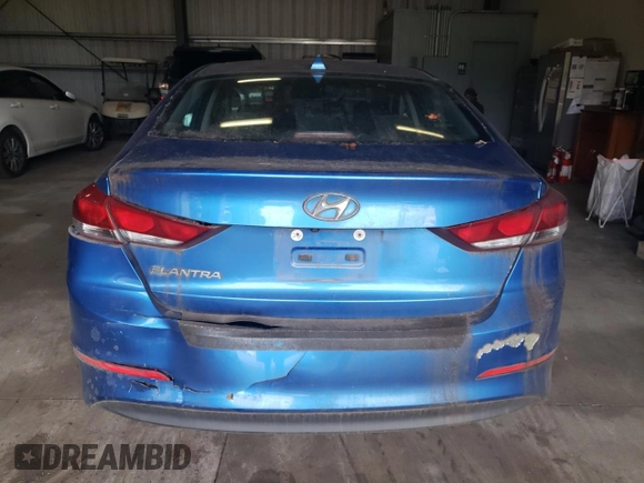 2017 Hyundai Elantra SE with VIN 5NPD84LF9HH138751, listed as a Copart auction lot 54391665 with 87,359 mi miles and Non repairable. Bid and sale history available at DreamBid. Image 6.