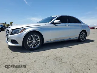 2016 Mercedes-Benz C 300 with VIN 55SWF4JB6GU144159, listed as a Copart auction lot 57174505 with 84,837 mi miles and Salvage title. Bid and sale history available at DreamBid. Image 1.