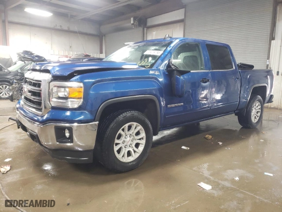 2015 GMC Sierra 1500 SLE with VIN 3GTU2UEC0FG164648, listed as a Copart auction lot 88479795 with 196,043 mi miles and Salvage Title. Bid and sale history available at carsss.com. Image 1.