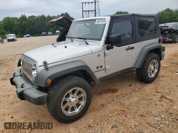 2009 Jeep Wrangler X with VIN 1J4FA24159L730840, listed as a Copart auction lot 56278745 with 95,851 mi miles and Salvage title. Bid and sale history available at DreamBid. Image 1.