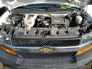 2019 Chevrolet Express Passenger LT with VIN 1GAZGPFG6K1363036, listed as a Copart auction lot 76491854 with 0 mi miles and Salvage Title. Bid and sale history available at carsss.com. Image 12.