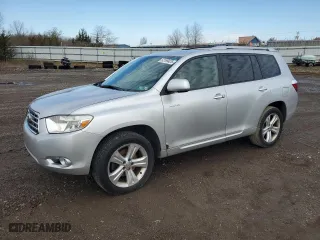 2008 Toyota Highlander Limited with VIN JTEES42A682094734, listed as a Copart auction lot 52199425 with 244,264 mi miles and Clean Title. Bid and sale history available at carsss.com. Image 1.