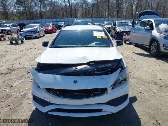 2019 Mercedes-Benz CLA with VIN WDDSJ4EB2KN729555, listed as a IAAI auction lot 41730007 with 50,914 mi miles. Bid and sale history available at carsss.com. Image 12.