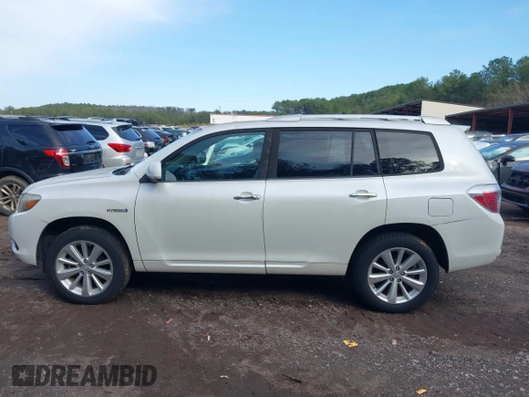 2009 Toyota Highlander Hybrid with VIN JTEEW41A192031712, listed as a IAAI auction lot 41577398 with 126,805 mi miles. Bid and sale history available at carsss.com. Image 14.
