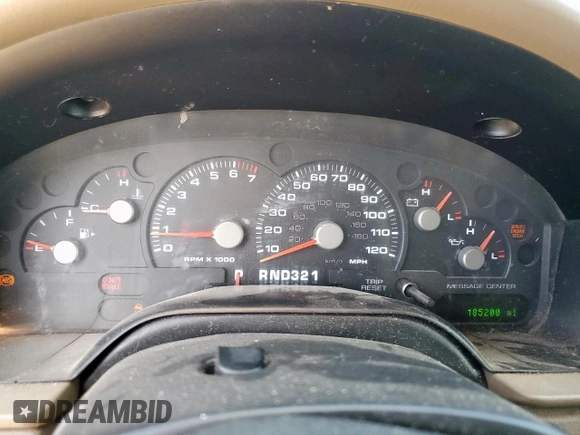 2005 Ford Explorer XLS with VIN 1FMZU62K55UA40924, listed as a Copart auction lot 60080185 with 185,200 mi miles and Salvage title. Bid and sale history available at DreamBid. Image 9.