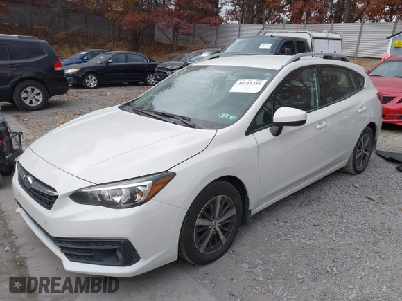 2020 Subaru Impreza Premium z VIN 4S3GTAV65L3706134, wystawiony jako IAAI lot #40711288 z przebiegiem 56 288 mil mil oraz . Historia ofert i sprzedaży dostępna na DreamBid. Obrazek 2.