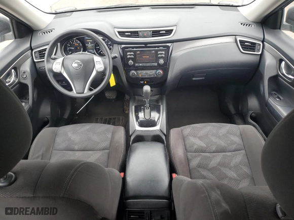 2015 Nissan Rogue S with VIN KNMAT2MV0FP586034, listed as a Copart auction lot 47626255 with 231,065 mi miles and Salvage Title. Bid and sale history available at carsss.com. Image 8.