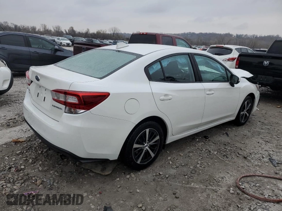 2020 Subaru Impreza Premium with VIN 4S3GKAV61L3607801, listed as a Copart auction lot 82368294 with 28,816 mi miles and Salvage title. Bid and sale history available at DreamBid. Image 3.