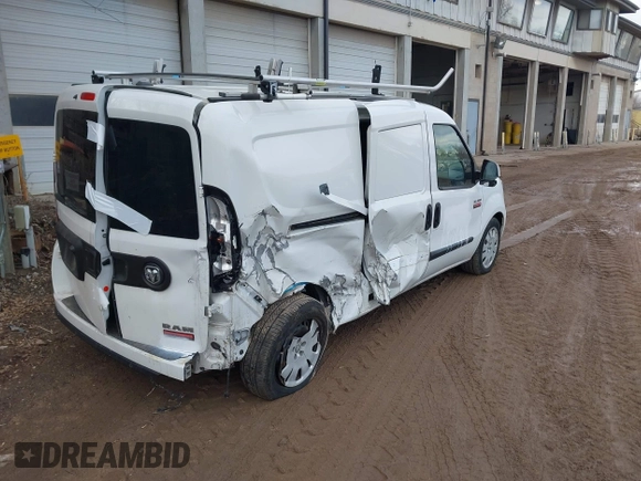 2018 Ram ProMaster City Cargo Tradesman SLT with VIN ZFBERFBB8J6L51690, listed as a IAAI auction lot 41592368 with 92,177 mi miles and . Bid and sale history available at DreamBid. Image 4.