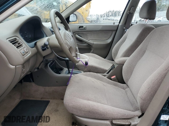 1998 Honda Civic EX with VIN JHMEJ8645WS002768, listed as a Copart auction lot 50906035 with 175,220 mi miles and Salvage Title. Bid and sale history available at carsss.com. Image 7.